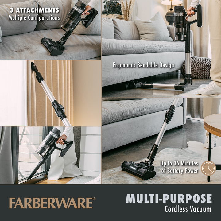 Farberware Cordless Platinum Stick Vacuum Cleaner