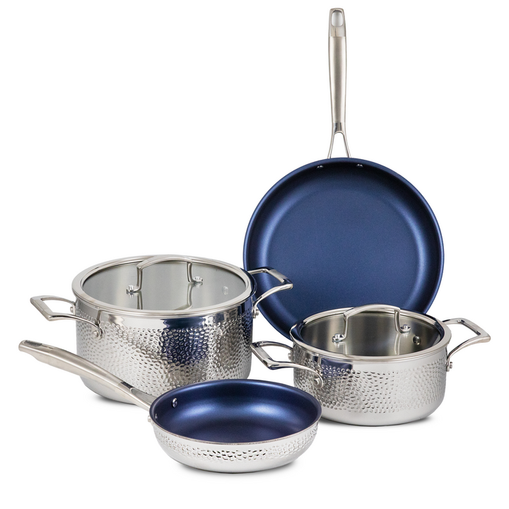 Blue Jean Chef 6-Piece Stainless Steel Cookware Set