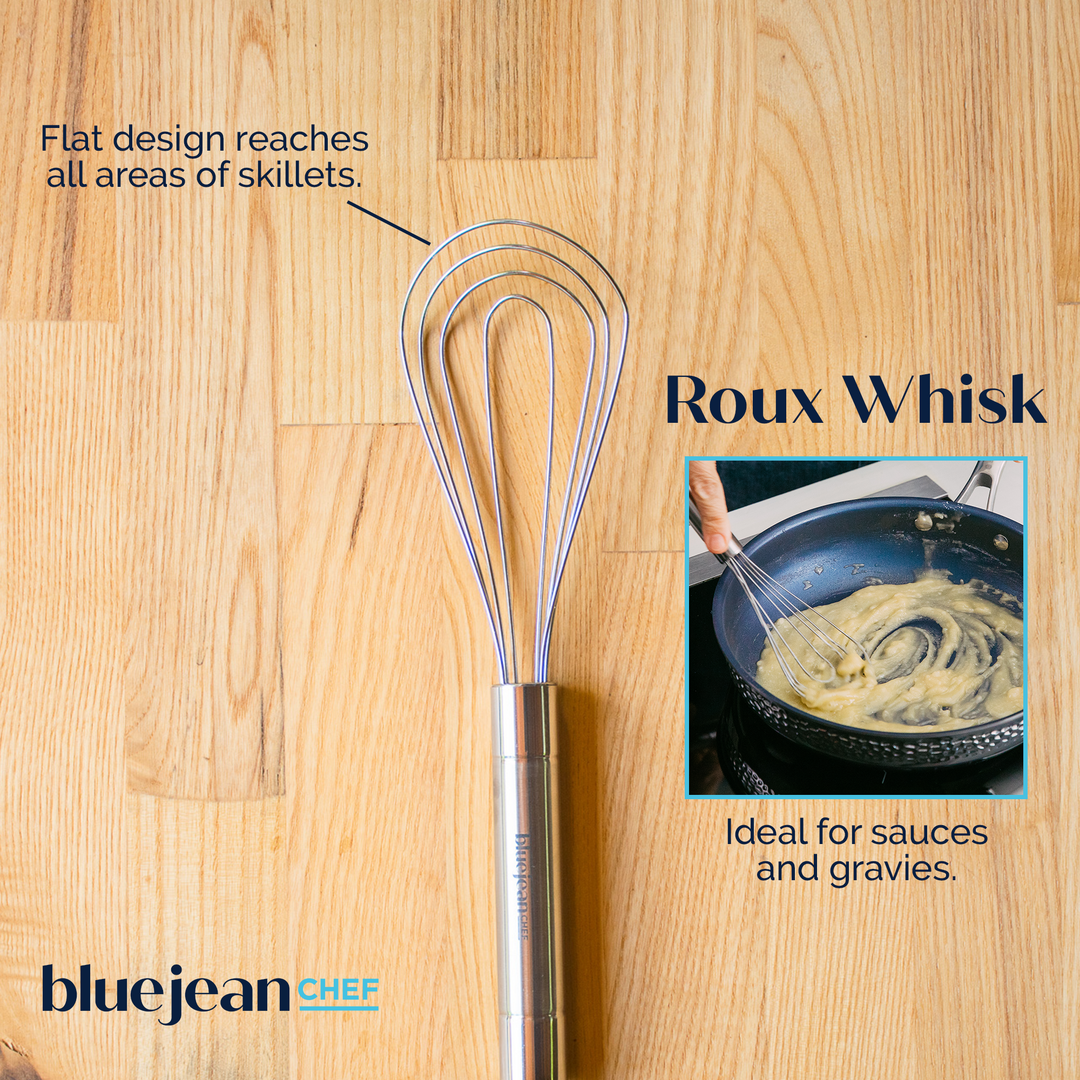 Blue Jean Chef 5-Piece Stainless-Steel Whisk Set