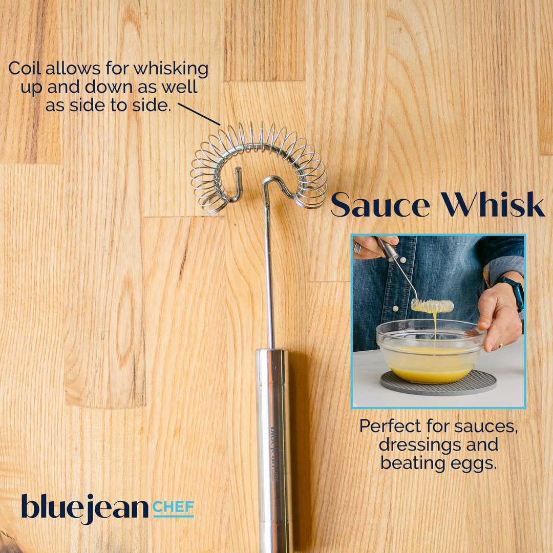 Blue Jean Chef 5-Piece Stainless-Steel Whisk Set