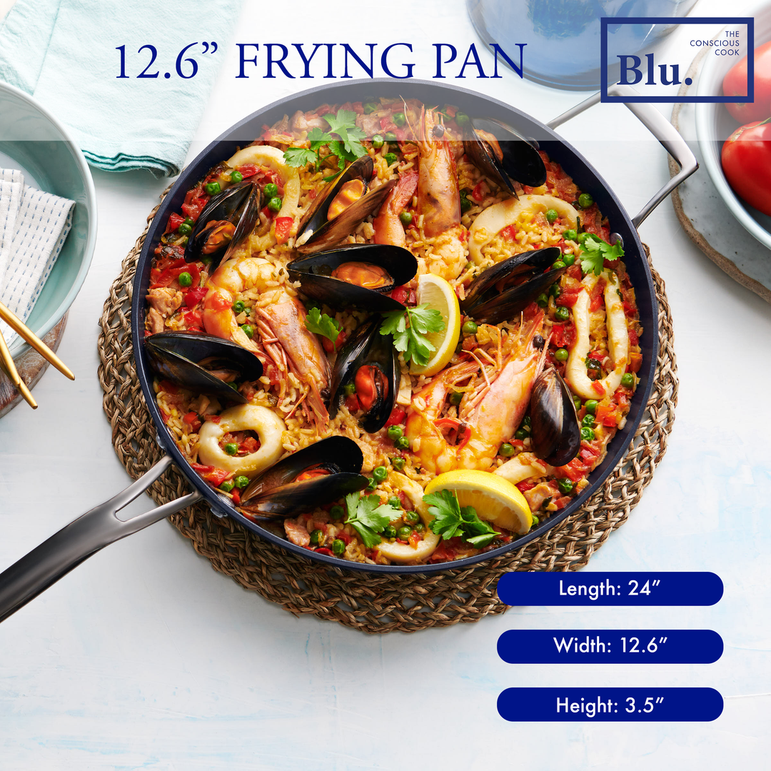Blu. Cookware Kitchen Starter Set