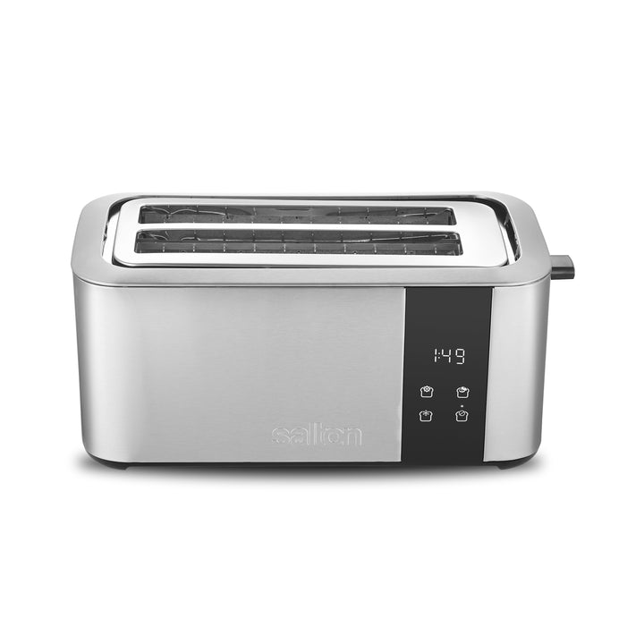 Salton Stainless Steel Countdown Long Slot Toaster