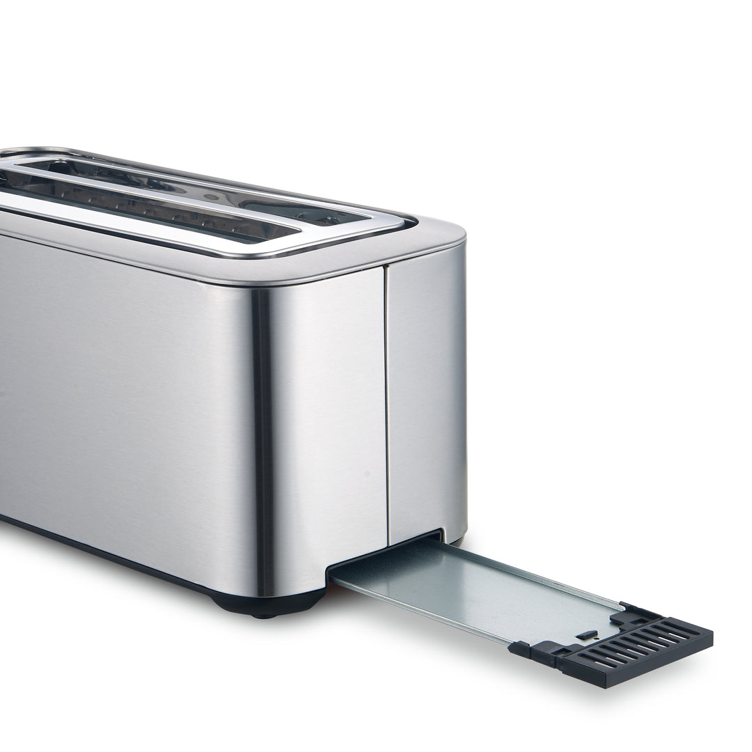 Salton Stainless Steel Countdown Long Slot Toaster