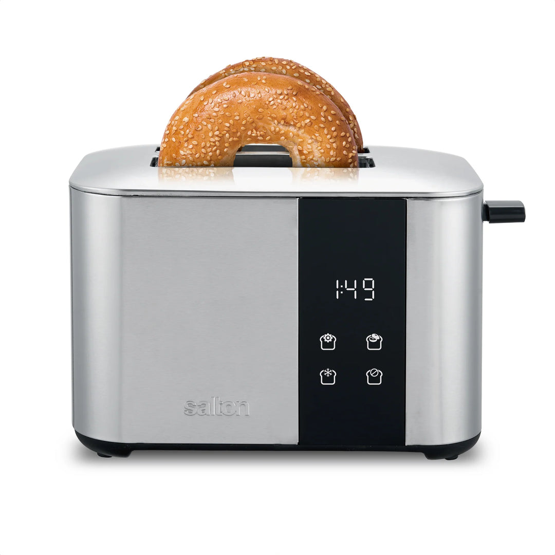 Salton Stainless Steel Digital Countdown Toaster – 2 Slice