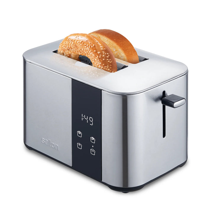 Salton Stainless Steel Digital Countdown Toaster – 2 Slice