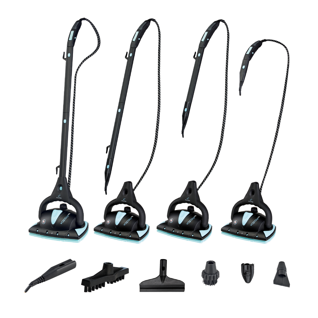 Euroflex Vapour Pro 20-Piece All-in-One Steam Mop with Built-In Portable Steam Cleaner