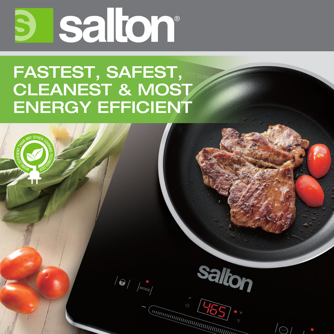 Salton Portable Induction Cooktop (Energy Efficient)