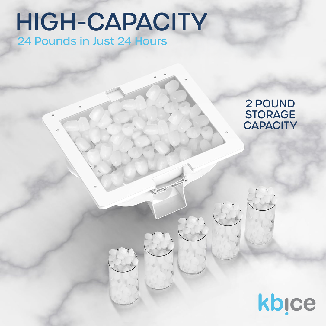 KBICE Self Dispensing Countertop Bullet Ice Maker