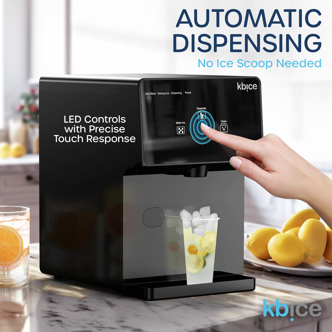 KBICE Self Dispensing Countertop Bullet Ice Maker