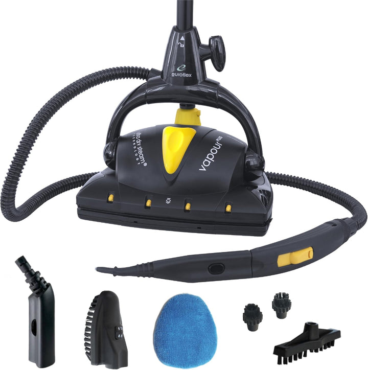 Euroflex Vapour Plus 18-Piece Steam Mop with Precision Floor Care Kit
