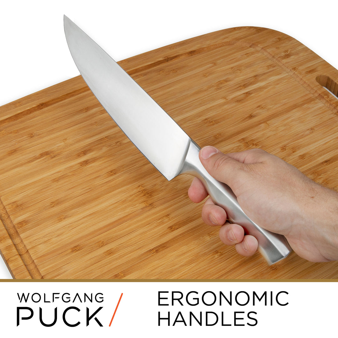 Wolfgang Puck 6-Piece Knife Set with Knife Block